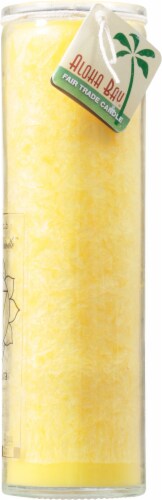 Aloha Bay Palm Wax Manipura Chakra Jar Candle Perspective: right