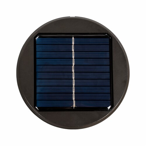 WestinTrends 9 ft. Patio Solar Power LED Lights Market Umbrella, Navy Blue Perspective: right