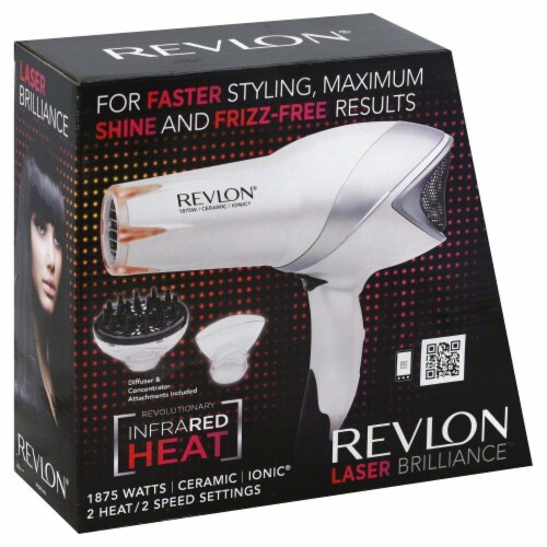 Revlon Laser Brilliance Infrared Heat Hair Dryer Perspective: right