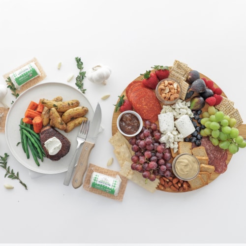 Montchevre® Garlic & Herbs Goat Cheese Log Perspective: right