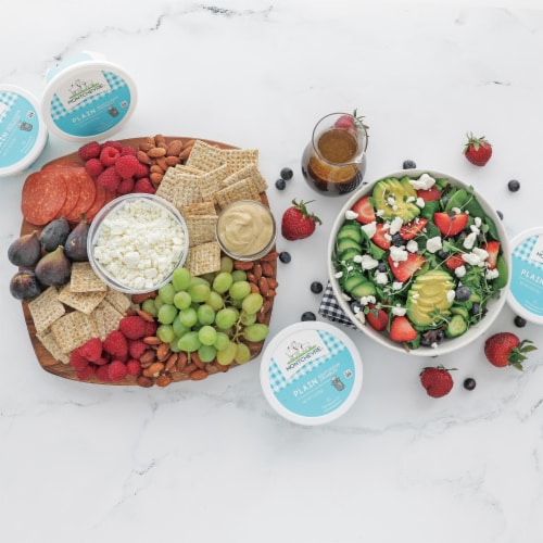 Montchevre® Plain Goat Cheese Crumbles Perspective: right