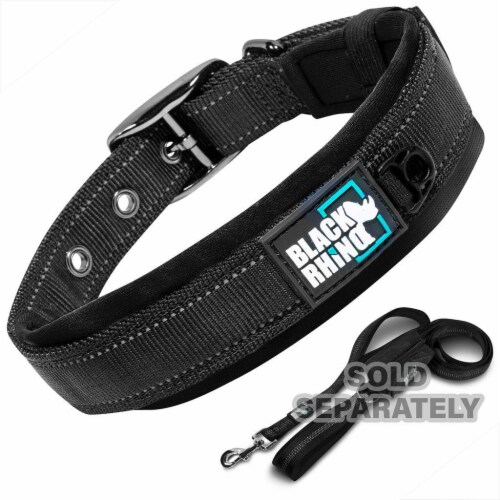 Black rhino dog collar hotsell