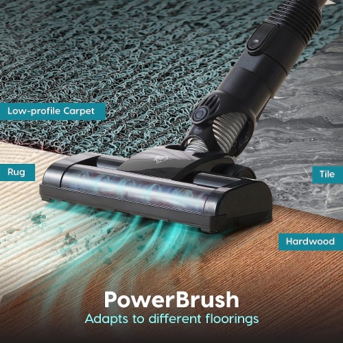 IRIS USA Rechargeable Cordless Stick Vacuum Cleaner, Cyclone Suction Vacuum with Washable Perspective: right