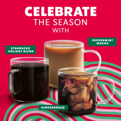 Starbucks® Peppermint Mocha Flavored Ground Coffee Perspective: right