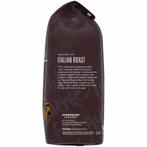 Starbucks® Italian Dark Roast Ground Coffee Perspective: right