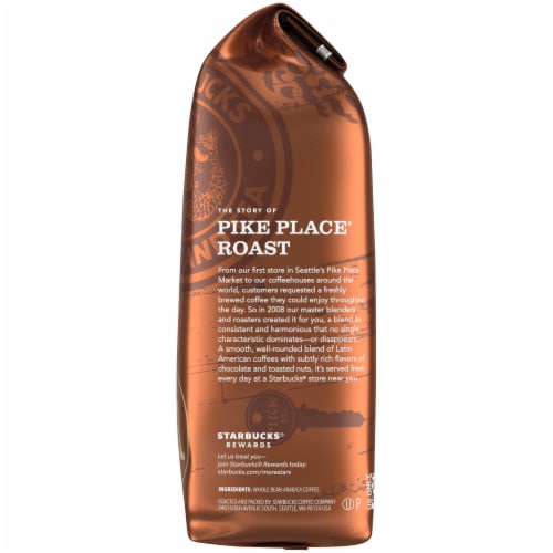 Starbucks® Pike Place® Medium Roast Whole Bean Coffee Perspective: right