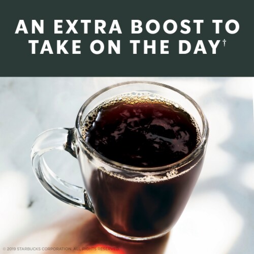 Starbucks 2X Caffeine Dark Roast K-Cup Coffee Pods Perspective: right