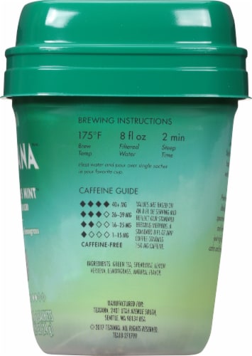 Teavana Jade Citrus Mint Green Tea Blend Sachets Perspective: right