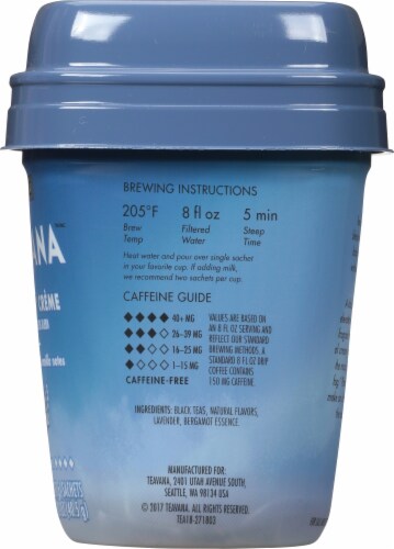 Teavana™ Earl Grey Creme Flavored Black Tea Blend Sachets Perspective: right