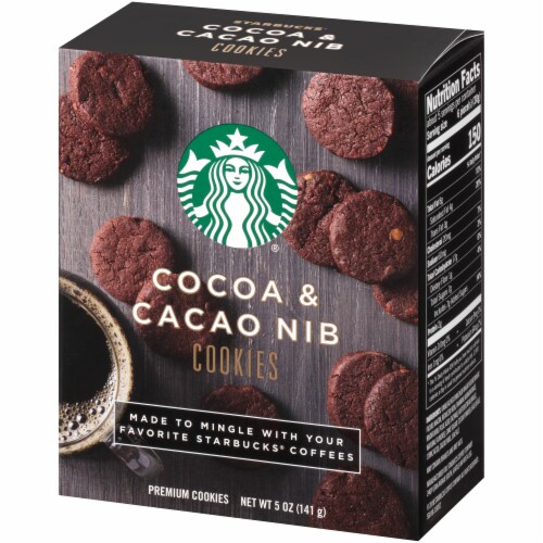 Starbucks® Cocoa and Cacao Nib Cookies Perspective: right