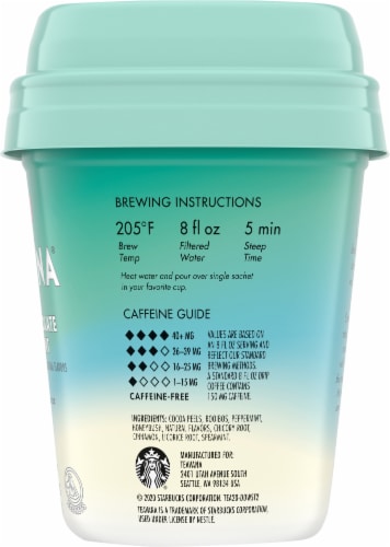 Teavana® White Chocolate Peppermint Herbal Tea Sachets Perspective: right