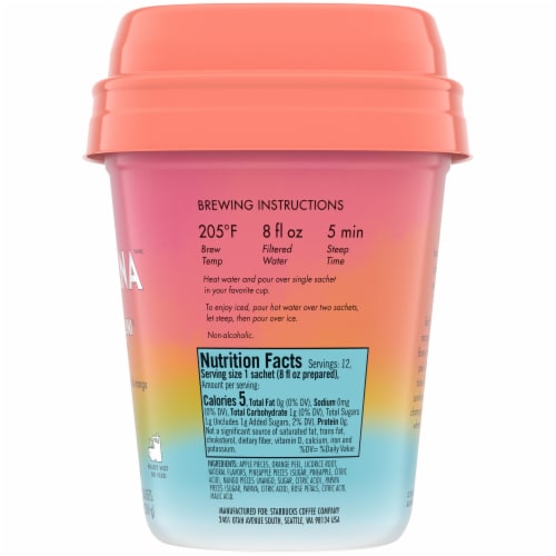 Teavana™ Beach Bellini Caffeine Free Herbal Tea Bags Perspective: right