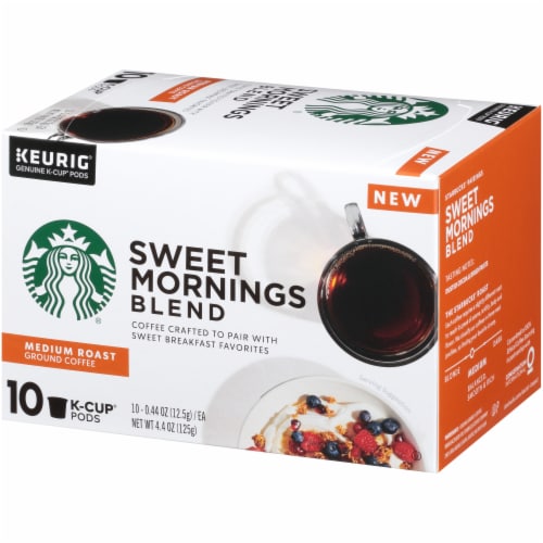 Starbucks Sweet Mornings Blend Medium Roast Coffee K-Cup Pods Perspective: right