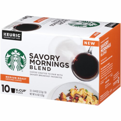 Starbucks Savory Mornings Blend Medium Roast Coffee K-Cup Pods Perspective: right