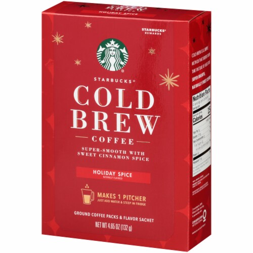 Starbucks Holiday Spice Cold Brew Coffee Perspective: right