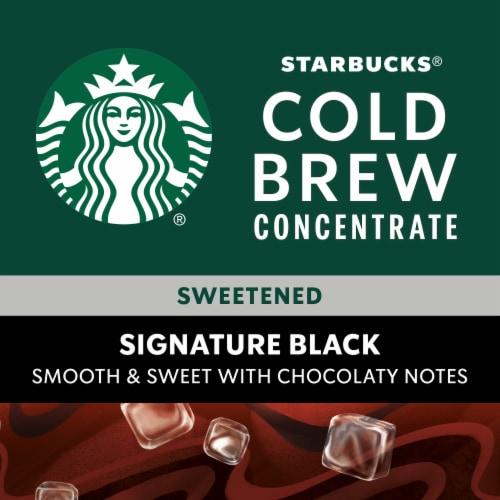 Starbucks Cold Brew Signature Black Coffee Concentrate Perspective: right