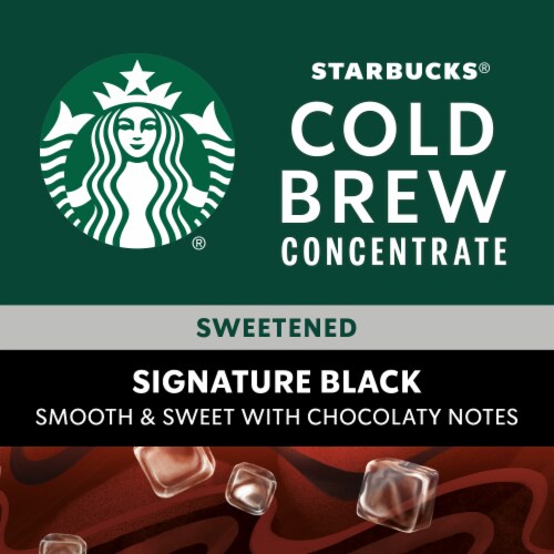 Starbucks Cold Brew Signature Black Coffee Concentrate Perspective: right