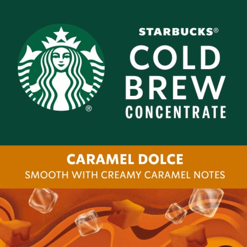 Starbucks® Cold Brew Caramel Dolce Coffee Concentrate Perspective: right