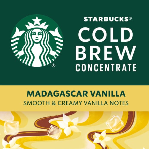 Starbucks® Madagascar Vanilla Cold Brew Coffee Concentrate Perspective: right