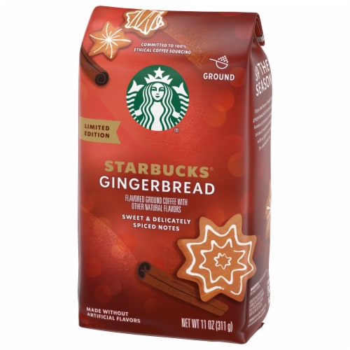 Starbucks® Gingerbread Roasted Ground Coffee Perspective: right