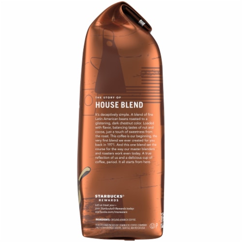 Starbucks® House Blend Medium Roast Ground Coffee Perspective: right