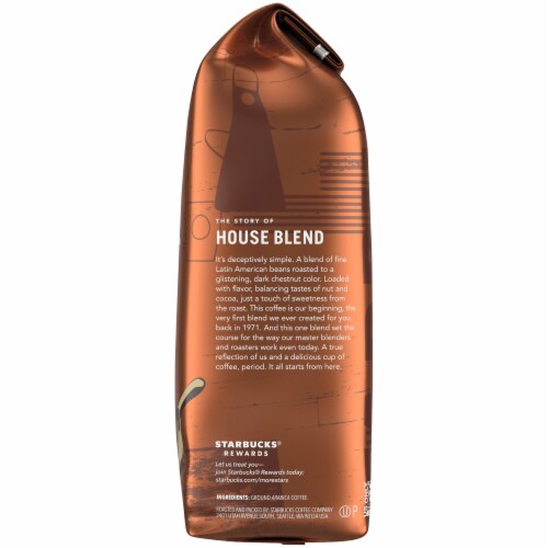 Starbucks® House Blend Medium Roast Ground Coffee Perspective: right