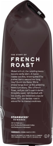 Starbucks® French Roast Dark Roast Ground Coffee Perspective: right