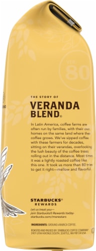 Starbucks® Veranda Blend Blonde Roast Ground Coffee Perspective: right