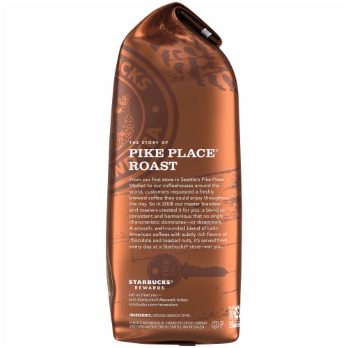 Starbucks® Medium Roast Pike Place Ground Coffee Perspective: right