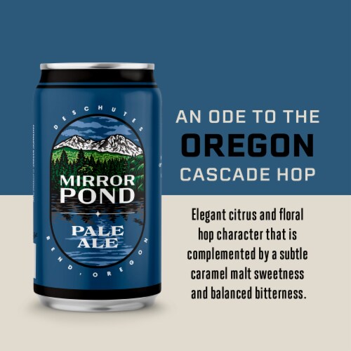Deschutes Brewery® Mirror Pond Pale Ale Craft Beer Perspective: right