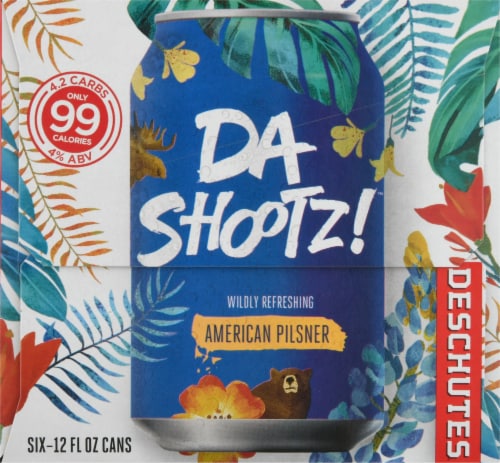 Deschutes Brewery® Da Shootz!™ Wildly Refreshing American Pilsner Perspective: right