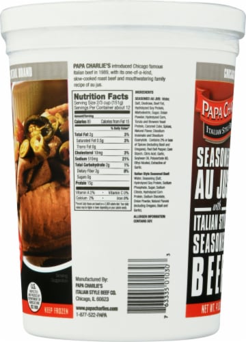 Papa Charlie's Italian Beef Perspective: right