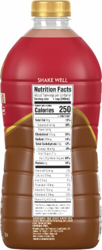 Promised Land Dairy Midnight Chocolate Ultra-Pasteurized Whole Milk Perspective: right