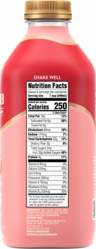 Promised Land® Very Berry Strawberry Flavored Whole Milk Perspective: right