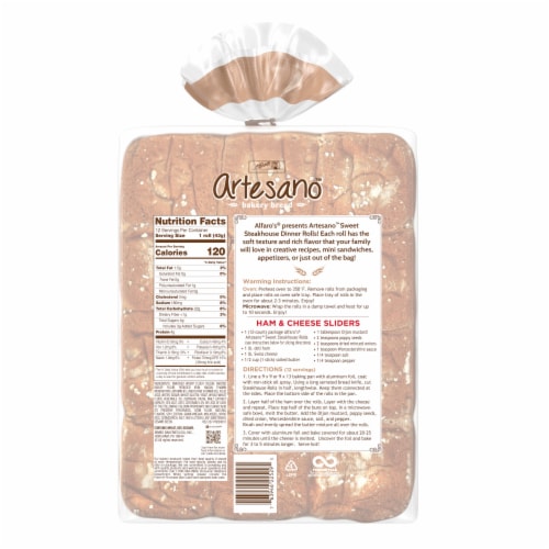 Alfaro's Artesano Sweet Steakhouse Rolls Perspective: right
