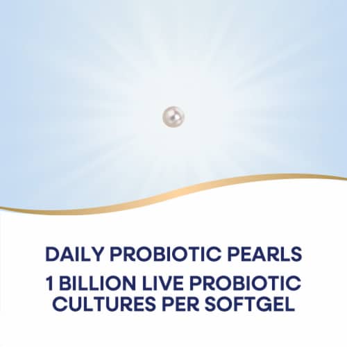 Nature's Way® Probiotic Pearls® Acidophilus Digestive Health Probiotic Softgels Perspective: right