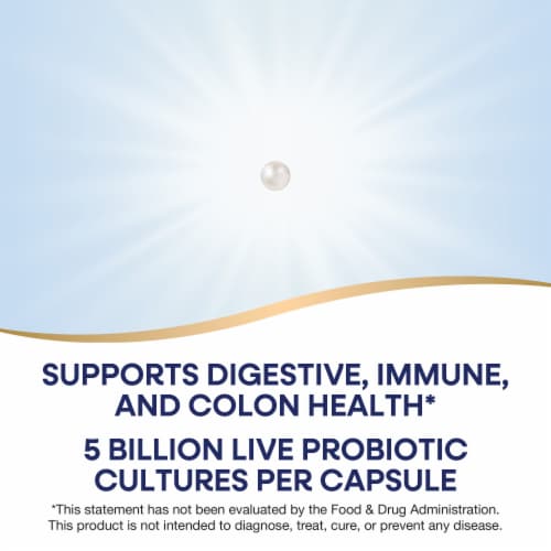 Nature's Way Max Potency Probiotic Pearls No Refrigeration Required Softgels 5 Billion Live Cultures Perspective: right