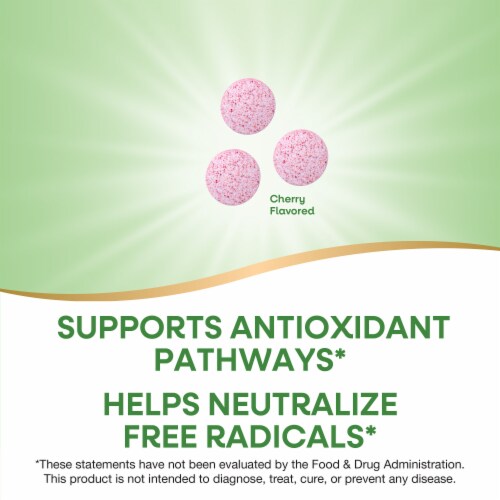 Enzymatic Therapy Ultra Tart Cherry Dietary Supplement Chewables Perspective: right