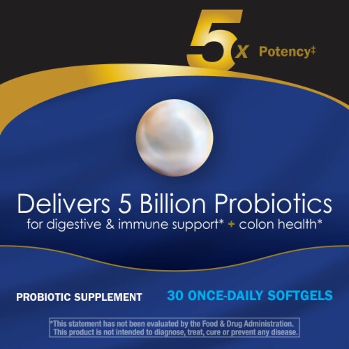 Enzymatic Therapy Probiotic Pearls Elite Dietary Supplement Capsules Perspective: right