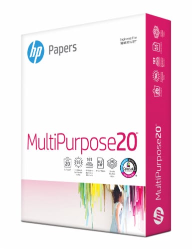 HP Printer Papers, 8.5 x 11 Paper, Copy &Print 20 lb, 6 Pack Case (200010),  2400 Sheets - Fry's Food Stores