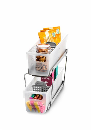 Madesmart Mini Two-Tier Organize with Dividers Perspective: right