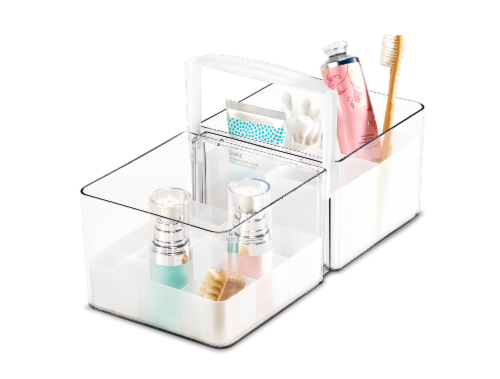 madesmart® Portable Tote with Dividers Perspective: right