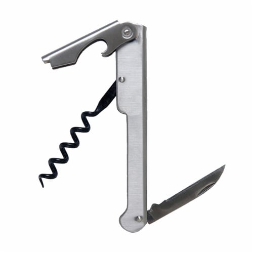 Oggi® Waiter's Corckscrew & Bottle Opener Perspective: right