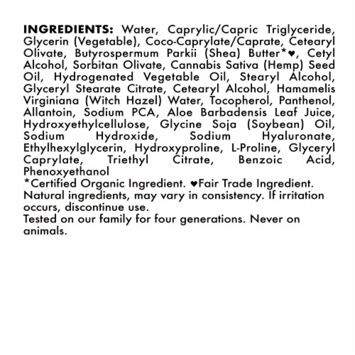 SheaMoisture Cannabis Sativa Skin Rescue Moisturizer Perspective: right