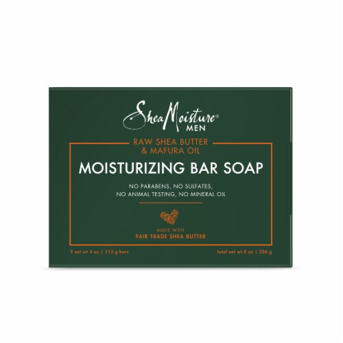 Shea Moisture® Men Moisturizing Bar Soap Cleanser Perspective: right