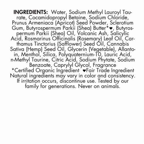 SheaMoisture Men Himalayan Salt & Volcanic Ash Body Wash Perspective: right