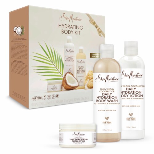 SheaMoisture® Virgin Coconut Oil Hydrating Body Gift Set Perspective: right