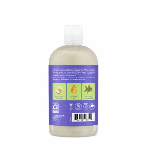 SheaMoisture Shampoo, Anti-Dandruff Removing for Healthy Scalp, Apple Cider Vinegar & Salicylic Acid Perspective: right