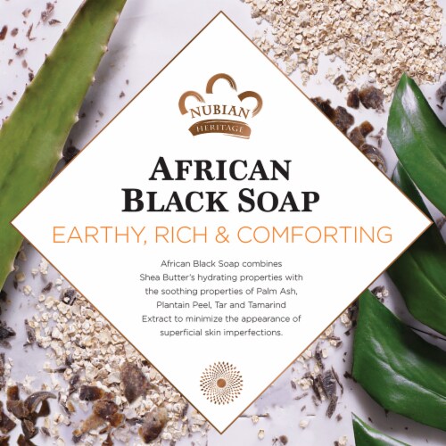 Nubian Heritage Paraben-Free African Black Soap Body Lotion Perspective: right