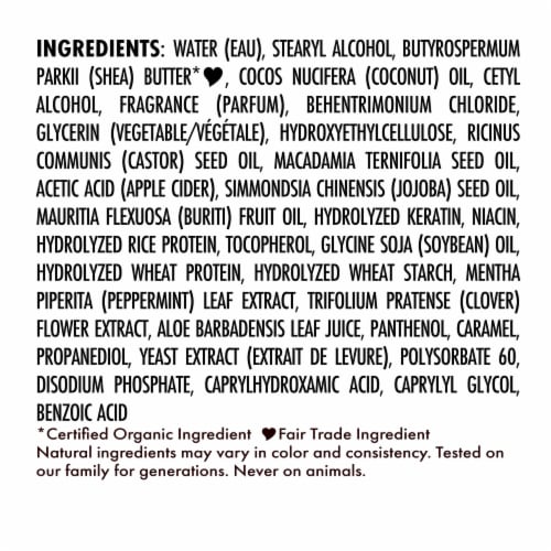 SheaMoisture Hundred Percent Pure Jamaican Black Castor Oil Conditioner Perspective: right